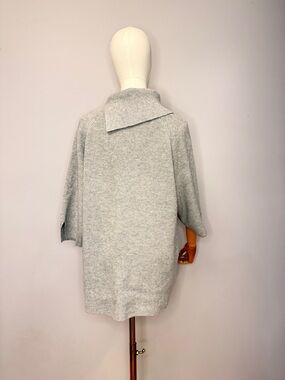 COS Oversized Funnel-Neck Ribbed Sweater